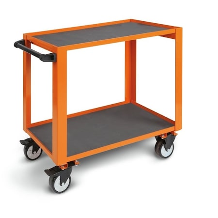 Beta Tool Cart, Steel, 1650 lbs Load Capacity, 2 Shelves, 35.4 in L, 19 in W, 34 in H 051000501